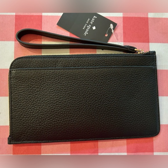 Kate spade medium L-zip pebbled leather wristlet - Picture 2 of 4